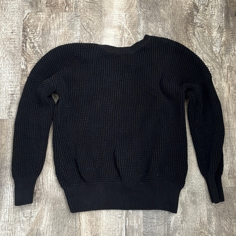 Open back sweater